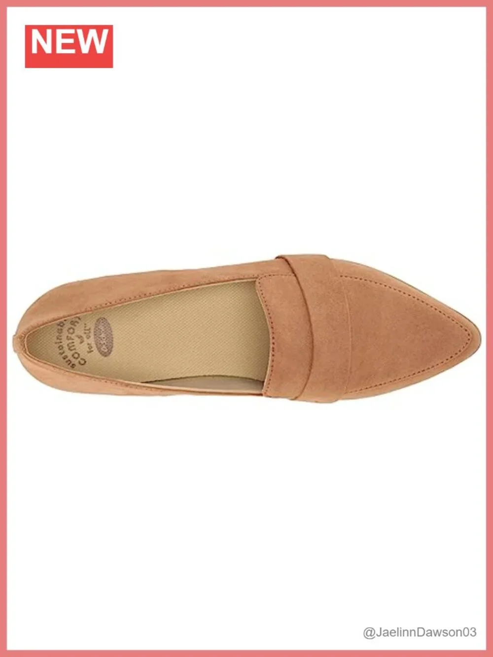 Eco-Friendly Faux Leather Slip-On Loafer with Cushioned Insole